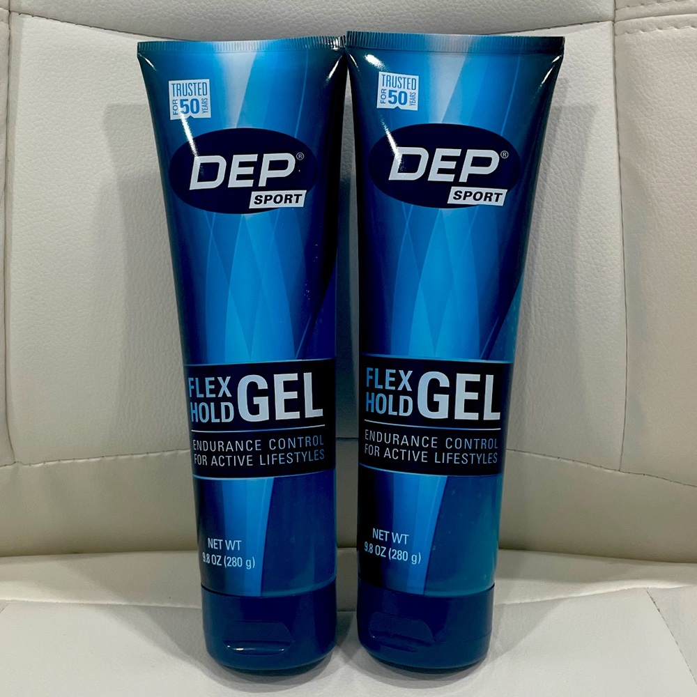 DEP Flex Hold Styling Gel Effortless Control For Healthy Hydrated Hair 2 x9.8oz